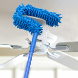 Quixxly Foldable Microfiber Fan Cleaning Duster Steel Body Flexible Fan Mop For Quick And Easy Cleaning Of Home, Kitchen, Car, Ceiling, And Fan Dusting Office Fan Cleaning Brush With Long Rod