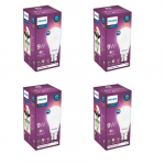 Philips Ace Saver 9 Watt Led Bulb, Base B22 (Cool Day Light), Pack Of 4