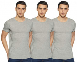 Chromozome Men’S Plain Regular Fit T-Shirt (Pack Of 3)