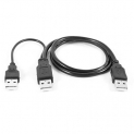Technotech Usb 2.0 Type A Male To Dual Type A Male Splitter Cable Cord (Tt-Usb-M2Dmcable)