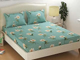 Pridhi Super Cotton Double Bedsheet With Two Pillow Cover For Home Furnishing, Bedroom, Kids Bedsheet (90 X 90 Inch, Multi 15)