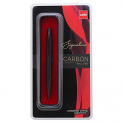 Cello Signature Carbon Ball Pen | Blue Pack Of 1 | Premium Ball Pen For Smooth Writing | Gifting Pens | Premium Pens | Cello Signature Pens