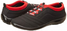 Flite Pu Women Black/Red Ballet Flats-6 Uk (39 1/3 Eu) (Pub015L_Bkrd0006)