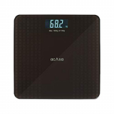 Acasa Digiscale Silica Digital Body Weight Machine With Lcd Display & Step-On Technology (Brown)