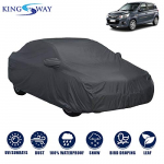 Kingsway Dust Proof Car Body Cover With Mirror Pockets For Maruti Suzuki Alto K10 (Model Year : 2014 Onwards) (Grey Matty, Triple Stitched)