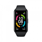 Honor Band 6 Meteorite Black – 1.47” Amoled Touch Display, Smart Watch Like Design, 14 Days Battery, Spo2, 24/7 Heart Rate, Stress & Sleep Monitor, Personalised Watch Faces, Workout Auto-Detection