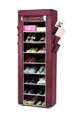 Paffy 9 Layer Ppcp Portable Multi Utility Shoe Rack Organizer (Paffy-9L-Red-Fba)