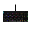 Logitech G Pro Mechanical Gaming Keyboard, Ultra Portable Tenkeyless Design, Detachable Micro Usb Cable, 16.8 Million Color Lightsync Rgb Backlit Keys,Black