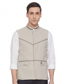 Van Heusen Men’S Slim Fit Waistcoat (Vdwceslh018214_Beige_38