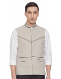 Van Heusen Men’S Slim Fit Waistcoat (Vdwceslh018214_Beige_38
