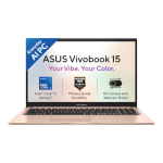 Asus Vivobook 15 (2026),Intel Core 3 304 (Series 3-Latest Gen),Fingerprint Sensor,8Gb Ram,256Gb Ssd,Fhd,15.6″(39.6 Cm),Win 11,M365 Basic(1Y),Office 2024,Terra Cotta,1.7 Kg,X1504Ma-Bq907Ws,Ai Laptop