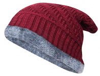Zacharias Men’S Woolen Cap Cs-03 (Maroon; Free Size)