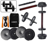 Aurion C3W25Kg Home Gym Set (Black)