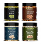 Herbal Food Dry Fruits Combo Pack – 1Kg | Almonds, Cashews, Raisins, Pistachios 250G Each Best Diwali Dry Fruits Gift Pack