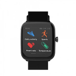 Flix (Beetel) S1 Bluetooth Smart Watch, Ipx 68 Rated Water And Dust Resistant, 24Hrs Thermometer, 1.4″ Ips Display, Upto 10Days Standby, Sports Mode, Find Your Phone Feature (Black)