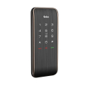 Qubo Smart Rim Lock Ultra From Hero Group |Ideal For Double Doors | 3-Way Access – Pincode, Rfid Access Card , Ble Mobile App |Remote Access Sharing Via Otp |Auto Locking |High Strength Bolt | (Copper)