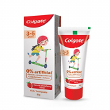 Colgate Toothpaste For Kids (3-5 Years), Natural Strawberry Flavour – 80 Gr Tube,Cavity Protection,0% Artificial Preservatives, Colors , Sweetners