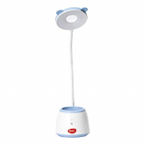 Pigeon Pixo Rechargeable Led Reading Lamps With Flicker-Free Usb Charging Touch 3 Stage Dimming, 14716 (White, Medium)