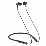 Yodel 3D3 Wireless Bluetooth Neckband Earphones With Stereo Sound And Hands Free Mic Black