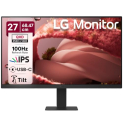 Lg 27U631A 27 Inch (68.47 Cm) Qhd (2560X1440) Ips Pc Monitor With Hdr10, Flicker Safe, Hdmi, Dp, Hp Output Usb-C (15W Pd), 100Hz 5Ms (Gtg), Tilt Adjustable, 3-Side Virtually Borderless Design Srgb 99%