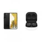 Samsung Galaxy S22 5G (Phantom Black, 8Gb, 128Gb Storage) + Samsung Galaxy Buds 2
