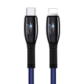 Ptron Solero Evo 2.4A Type-C To Ios Device Data & Fast Charging Cable, 480Mbps Data Sync, Strong & Durable 1.2 Meter Long Usb Cable For Smartphone – (Blue)