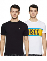 Amazon Brand – House & Shields Men’S Solid Regular T-Shirt (Pack Of 2) (Ss20Hnspo2Ee32-A_Multi-Clr1 S)