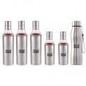 Nirlon Stainless Steel Unbreakable Leak Proof Oil Dispenser Bottle For Kitchen Set Of 06