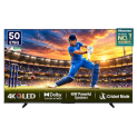 Hisense 126 Cm (50 Inches) 4K Ultra Hd Smart Qled Tv | 48W Powerful Speakers | Dolby Atmos & Hdr10+ | Allm, Vrr & Game Mode And Cricket | Ai 4K Upscaler | Vidaa Os | 50E75Q (Black)