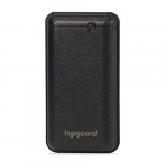 Lapguard 20000Mah Li-Polymer Power Bank (Black), Usb Type C And Micro Usb Ports | 10W Fast Charging