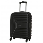 American Tourister Unisex Zip Closure Hard Trolley (Black_55)