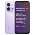 Redmi 15C 5G Prime Edition Dusk Purple 6Gb + 128Gb | Massive 6000Mah Battery | Segment’S Largest 17.53Cm Display Up To 120Hz | Mediatek Dimensity 6300 | 33W Fast Charging | 50Mp Ai Dual Camera