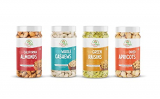 Pure Nuts Dry Fruit Combos For Ganesh Chaturthi/ Navratri/ Fast , Dry Fruits Combo Jars For Gifting Purpose, Festival Gifting (Combo 1)