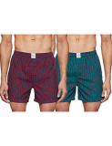 Abof Men’S Regular Fit Cotton Boxers (Pack Of 2) (Boa20Amcwbs5505253_Multicolor_Xl)