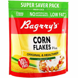 Bagrry’S Corn Flakes Plus – Original And Healthier Pouch, 1000 G