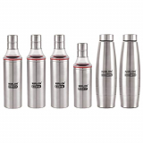 Nirlon Pure Stainless Steel Water Bottle And Oil Pot Combo 1000Ml,600Ml,Water Bottle