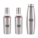 Nirlon Slim Oil Dispnesr And Water Bottle Set Pack Of 03,800Ml,600Ml,Water Bottle