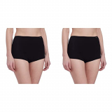 Jockey Women’S Boy Leg Short (Ss04_Black_M) And Women’S Boy Leg Short (Ss04_Black_S)