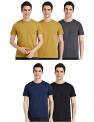 Amazon Brand – Symbol Men’S Solid Regular T-Shirt (Aw17Plpo5-3_Multicolor12 M)