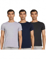 T2F Men’S Solid Regular T-Shirt (Pack Of 3) (Mns-Tsrt-01_Multicolor 1 S)