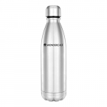 Wonderchef Hydro-Bot Stainless Steel Single Wall Water Bottle, 1000Ml