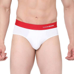 Underjeans White Cotton Brief For Mens – Pack Of 2