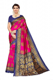 Runaya Nx Art Silk Saree With Blouse Piece