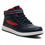 Fila Unisex-Child Dejan K Pea/Chn Rd/Wht Sneakers-2 Uk (11006962)
