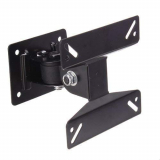 Haxerio Movable Wall Mount Monitor Arm And Stand Vesa Standard 75X75/100X 100 Mm 10 To 27-Inc 180 Degree Rotation Bracket For Lcd Led Tv