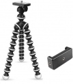 Mobimint  6 Inch Flexible Gorillapod Tripod Octopod With Mobile Holder Attachment & 360 Degree Ball Head For Smartphones | Flexible Gorilla Stand For Dslr