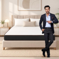 Nilkamal Sleep Lite Dual Comfort 5 Inch Mattress | 10 Year Warranty | Reversible Design | Soft & Firm Sides | Superior Hr Foam | Breathable Knitted Fabric | Bed Mattress | Queen Size (75 X 60 X 5)