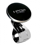 Riderscart I-Pop Car Steering Knob Black For Skoda Superb Spinner Knob Made In Korea With Heavy Gauge Clamp With Rubber Ipop Car Door Guard