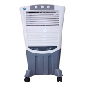 Foxsky Chillmint Air Cooler With Blower, 3-Side Cooling Pads, Cool Flow Dispenser – 45L, Grey, White
