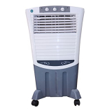 Foxsky Chillmint Air Cooler With Blower, 3-Side Cooling Pads, Cool Flow Dispenser – 45L, Grey, White